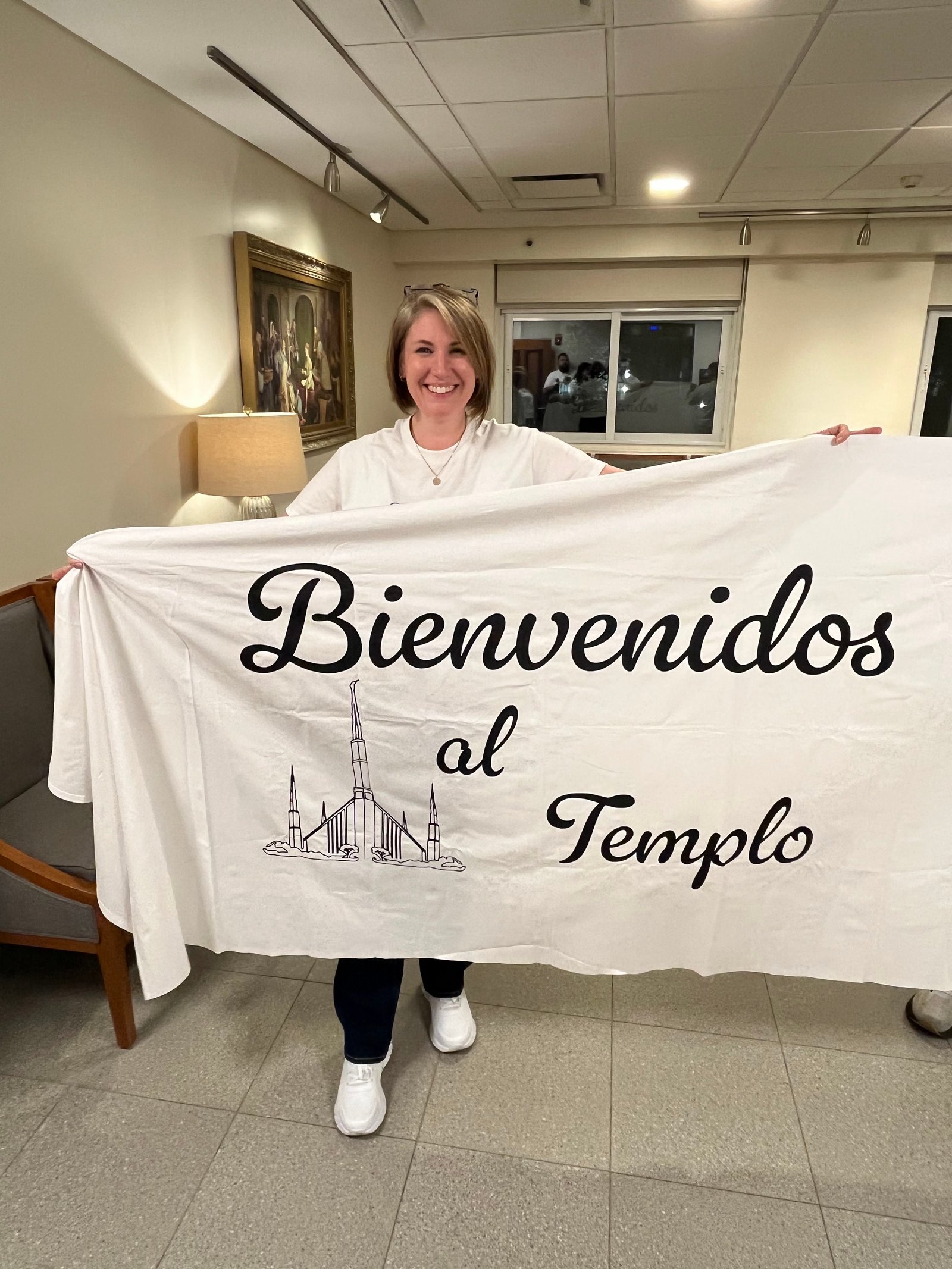 Members being greeted and checked in at the hostel accommodations